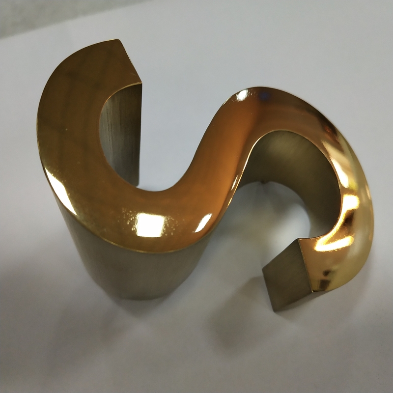 Depth 42mm Decorative Metal Letters Mirror Polished 3D Lettering Signage IP67